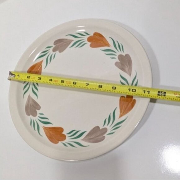 Syracuse China CHANTILLY Plate Orange Green Vintage - Picture 2 of 10